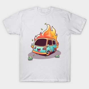 Cute Car Doodle Illustration T-Shirt